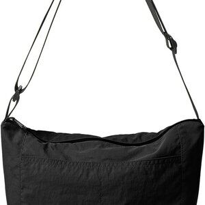 Multi-Pocket Lightweight Crossbody Bag - Waterproof Nylon for Daily Essentials